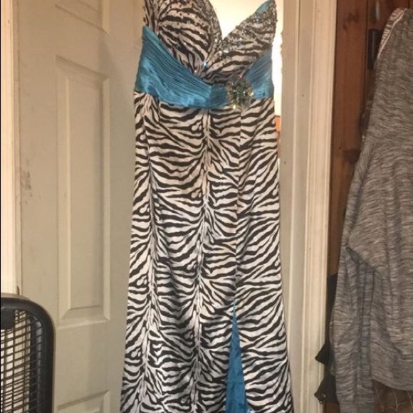 Prom Dres Size 10 - Picture 1 of 8